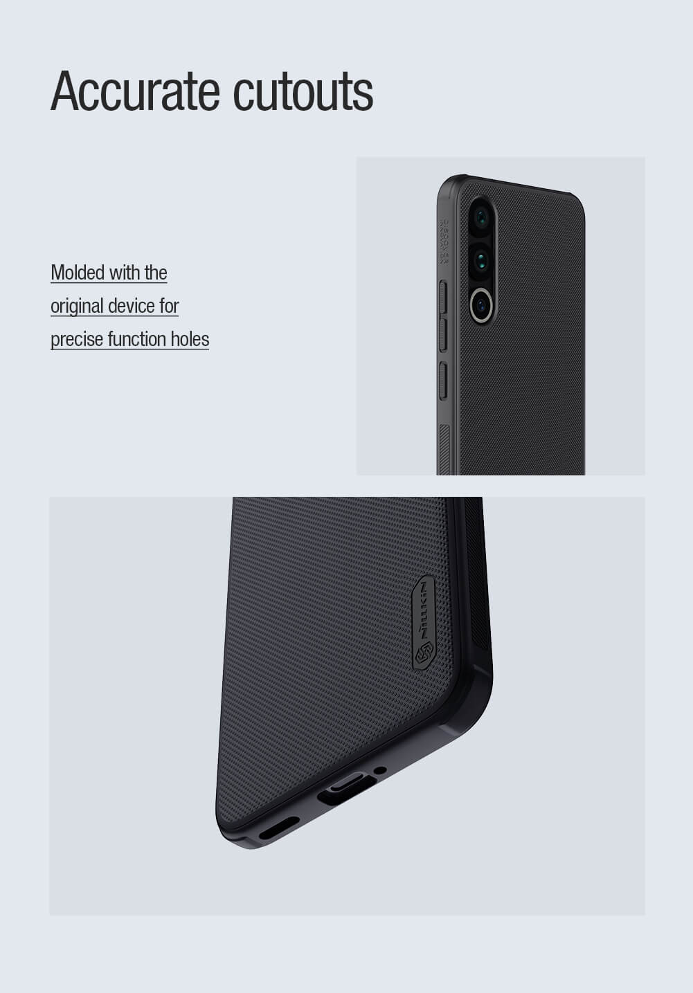 Чехол-крышка NILLKIN для Meizu 20 (серия Frosted shield Pro Magnetic case)